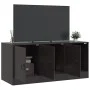 Black steel TV cabinet 99x39x44 cm by vidaXL, TV Furniture - Ref: Foro24-841643, Price: 87,85 €, Discount: %