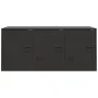 Black steel TV cabinet 99x39x44 cm by vidaXL, TV Furniture - Ref: Foro24-841643, Price: 87,85 €, Discount: %