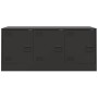 TV-Schrank aus schwarzem Stahl, 99 x 39 x 44 cm von vidaXL, TV-Möbel - Ref: Foro24-841643, Preis: 89,49 €, Rabatt: %