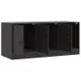 Black steel TV cabinet 99x39x44 cm by vidaXL, TV Furniture - Ref: Foro24-841643, Price: 87,85 €, Discount: %