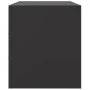 Black steel TV cabinet 99x39x44 cm by vidaXL, TV Furniture - Ref: Foro24-841643, Price: 87,85 €, Discount: %