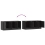 TV-Schrank aus schwarzem Stahl, 99 x 39 x 44 cm von vidaXL, TV-Möbel - Ref: Foro24-841643, Preis: 89,49 €, Rabatt: %