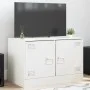 White steel TV cabinet 67x39x44 cm by vidaXL, TV Furniture - Ref: Foro24-841641, Price: 60,22 €, Discount: %