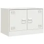 White steel TV cabinet 67x39x44 cm by vidaXL, TV Furniture - Ref: Foro24-841641, Price: 60,22 €, Discount: %