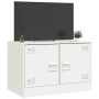 TV-Schrank aus weißem Stahl, 67 x 39 x 44 cm von vidaXL, TV-Möbel - Ref: Foro24-841641, Preis: 60,96 €, Rabatt: %
