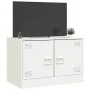 White steel TV cabinet 67x39x44 cm by vidaXL, TV Furniture - Ref: Foro24-841641, Price: 60,22 €, Discount: %