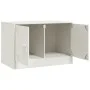 Mueble para TV de acero blanco 67x39x44 cm de vidaXL, Muebles TV - Ref: Foro24-841641, Precio: 60,37 €, Descuento: %