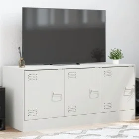 TV-Schrank aus weißem Stahl, 99 x 39 x 44 cm von vidaXL, TV-Möbel - Ref: Foro24-841648, Preis: 63,85 €, Rabatt: %