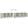TV-Schrank aus weißem Stahl, 99 x 39 x 44 cm von vidaXL, TV-Möbel - Ref: Foro24-841648, Preis: 92,42 €, Rabatt: %