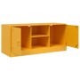 Senfgelber TV-Schrank aus Stahl, 99 x 39 x 44 cm von vidaXL, TV-Möbel - Ref: Foro24-841688, Preis: 93,23 €, Rabatt: %