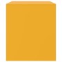 Mueble para TV de acero amarillo mostaza 67x39x44 cm de vidaXL, Muebles TV - Ref: Foro24-841697, Precio: 61,83 €