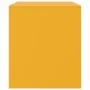 Mustard yellow steel TV cabinet 67x39x44 cm by vidaXL, TV Furniture - Ref: Foro24-841697, Price: 60,98 €, Discount: %