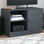 Anthracite gray steel TV cabinet 67x39x44 cm by vidaXL, TV Furniture - Ref: Foro24-841695, Price: 61,29 €, Discount: %