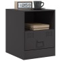 Mesitas de noche 2 unidades acero negro 34,5x39x44 cm de vidaXL, Mesitas de noche - Ref: Foro24-841752, Precio: 77,79 €, Desc...