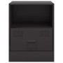Mesitas de noche 2 unidades acero negro 34,5x39x44 cm de vidaXL, Mesitas de noche - Ref: Foro24-841752, Precio: 77,79 €, Desc...