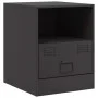 Nightstands 2 units black steel 34.5x39x44 cm by vidaXL, Nightstands - Ref: Foro24-841752, Price: 77,09 €, Discount: %