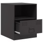 Mesitas de noche 2 unidades acero negro 34,5x39x44 cm de vidaXL, Mesitas de noche - Ref: Foro24-841752, Precio: 77,79 €, Desc...