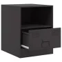 Nightstands 2 units black steel 34.5x39x44 cm by vidaXL, Nightstands - Ref: Foro24-841752, Price: 77,09 €, Discount: %