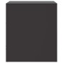 Mesitas de noche 2 unidades acero negro 34,5x39x44 cm de vidaXL, Mesitas de noche - Ref: Foro24-841752, Precio: 77,79 €, Desc...