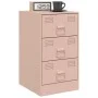 Nightstands 2 units pink steel 34.5x39x62 cm by vidaXL, Nightstands - Ref: Foro24-841778, Price: 139,80 €, Discount: %