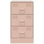 Nightstands 2 units pink steel 34.5x39x62 cm by vidaXL, Nightstands - Ref: Foro24-841778, Price: 139,80 €, Discount: %