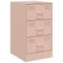 Nightstands 2 units pink steel 34.5x39x62 cm by vidaXL, Nightstands - Ref: Foro24-841778, Price: 139,80 €, Discount: %
