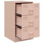 Mesitas de noche 2 unidades acero rosa 34,5x39x62 cm de vidaXL, Mesitas de noche - Ref: Foro24-841778, Precio: 141,16 €, Desc...