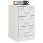 Nachttische 2 Einheiten aus weißem Stahl 34,5x39x62 cm von vidaXL, Nachttische - Ref: Foro24-841786, Preis: 141,22 €, Rabatt: %