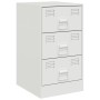 Nachttische 2 Einheiten aus weißem Stahl 34,5x39x62 cm von vidaXL, Nachttische - Ref: Foro24-841786, Preis: 141,22 €, Rabatt: %