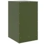 Nachttische 2 Einheiten olivgrüner Stahl 34,5x39x62 cm von vidaXL, Nachttische - Ref: Foro24-841784, Preis: 141,22 €, Rabatt: %