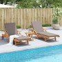 Liegen mit Tisch 2 Einheiten aus massivem Akazienholz von vidaXL, Liegen - Ref: Foro24-3206368, Preis: 487,21 €, Rabatt: %