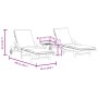 Liegen mit Tisch 2 Einheiten aus massivem Akazienholz von vidaXL, Liegen - Ref: Foro24-3206368, Preis: 487,21 €, Rabatt: %