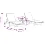 Loungers with table 2 units solid acacia wood by vidaXL, Loungers - Ref: Foro24-3206368, Price: 508,76 €, Discount: %