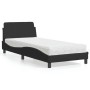 Cama con colchón terciopelo negro 90x190 cm de vidaXL, Camas y somieres - Ref: Foro24-3208313, Precio: 231,79 €, Descuento: %