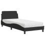 Cama con colchón terciopelo negro 90x190 cm de vidaXL, Camas y somieres - Ref: Foro24-3208313, Precio: 231,79 €, Descuento: %