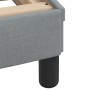 Bett mit hellgrauer Stoffmatratze 90x200 cm von vidaXL, Betten und Lattenroste - Ref: Foro24-3208324, Preis: 237,08 €, Rabatt: %