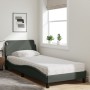 Cama con colchón tela gris oscuro 90x190 cm de vidaXL, Camas y somieres - Ref: Foro24-3208305, Precio: 232,79 €, Descuento: %