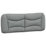 Bed with light gray fabric mattress 140x190 cm by vidaXL, Beds and slatted bases - Ref: Foro24-3208527, Price: 388,52 €, Disc...