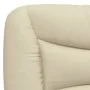 Bed with cream fabric mattress 120x200 cm by vidaXL, Beds and slatted bases - Ref: Foro24-3208525, Price: 387,55 €, Discount: %