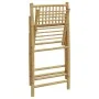 Klappbare Bistrostühle mit Kissen, 4 Stück, dunkelgrauer Bambus von vidaXL, Gartenstühle - Ref: Foro24-3208925, Preis: 251,98...