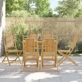 Klappbare Gartenstühle 6 Einheiten Bambus 46x66x99 cm von vidaXL, Gartenstühle - Ref: Foro24-3278512, Preis: 432,72 €, Rabatt: %