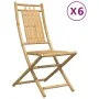 Klappbare Gartenstühle 6 Einheiten Bambus 46x66x99 cm von vidaXL, Gartenstühle - Ref: Foro24-3278512, Preis: 432,72 €, Rabatt: %