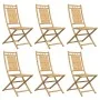 Klappbare Gartenstühle 6 Einheiten Bambus 46x66x99 cm von vidaXL, Gartenstühle - Ref: Foro24-3278512, Preis: 432,72 €, Rabatt: %