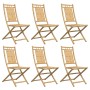 Klappbare Gartenstühle 6 Einheiten Bambus 46x66x99 cm von vidaXL, Gartenstühle - Ref: Foro24-3278512, Preis: 414,27 €, Rabatt: %