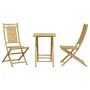 3-piece bamboo garden table and chairs set by vidaXL, Garden sets - Ref: Foro24-3278525, Price: 201,14 €, Discount: %