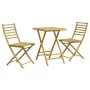 3-teiliges Gartentisch- und Stühle-Set aus Bambus von vidaXL, Gartensets - Ref: Foro24-3278527, Preis: 193,53 €, Rabatt: %