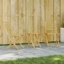 3-teiliges Gartentisch- und Stühle-Set aus Bambus von vidaXL, Gartensets - Ref: Foro24-3278533, Preis: 175,01 €, Rabatt: %
