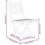 3-teiliges Gartentisch- und Stühle-Set aus Bambus von vidaXL, Gartensets - Ref: Foro24-3278533, Preis: 175,01 €, Rabatt: %