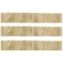 Rollos de borde de jardín 3 uds madera pino impregnada 120 cm de vidaXL, Ribetes y bordes para jardín - Ref: Foro24-3053643, ...