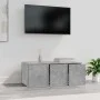 Mueble para TV madera contrachapada gris hormigón 80x34x30 cm de vidaXL, Muebles TV - Ref: Foro24-801863, Precio: 48,97 €, De...